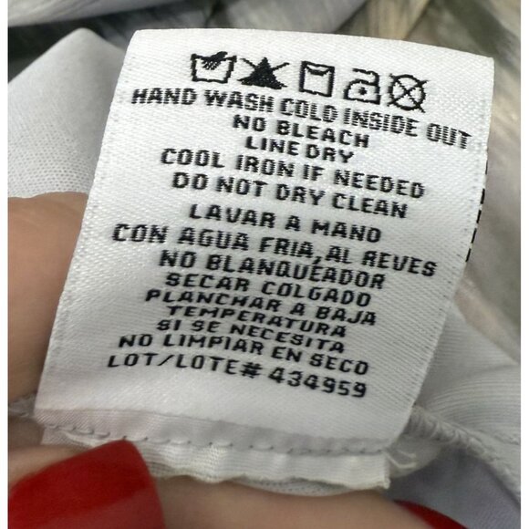 R&M Richards Womens Sleeveless Tiered HI Lo Maxi Dress Size 14 Floral Elegant - Picture 9 of 9